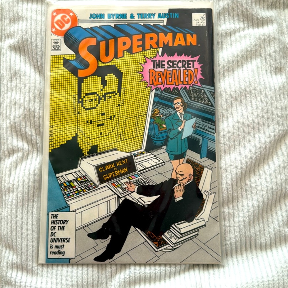 DC Superman “the secret revealed” vintage comic book